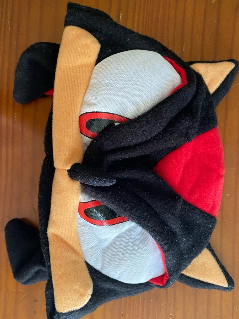 Shadow the Hedgehog Sega Kids Plush Character Hat - Black & Red